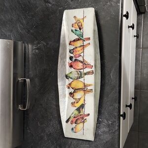 Glass Bird Plate